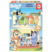 Puzzle Madeira 2x50 peças Bluey