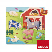 Puzzle Mães e Bebés Animais da Quinta Goula