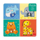 Puzzle Mães e Bebés Animais Goula