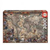Puzzle Mapa de Piratas 2000 peças