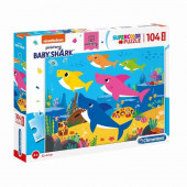Puzzle Maxi Baby Shark 104 peças