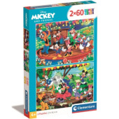 Puzzle Mickey e Amigos 2x60 peças
