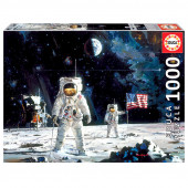 Puzzle Primeiro Homem na Lua Robert McCall 1000 peças
