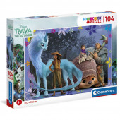 Puzzle Raya e o Último Dragão 104 peças