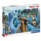 Puzzle Raya e o Último Dragão Disney 104 peças