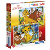 Puzzle Rei Leão Disney 2x60 peças