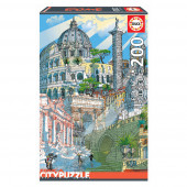 Puzzle Roma City 200 peças
