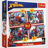 Puzzle Spiderman Marvel 4 em 1