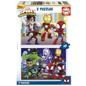 Puzzle Spidey and his Amazing Friends 2x48 peças