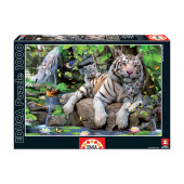 Puzzle Tigres Brancos 1000 peças