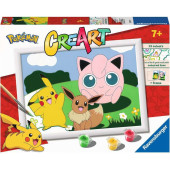 Quadro para Pintar - Pokémon