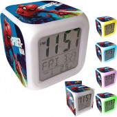 Relógio Digital com Alarme Spiderman
