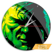 Relógio Parede Brilhante Hulk Avengers Marvel