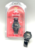 Relogio Pulso Preto S. L. Benfica
