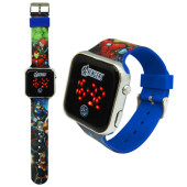 Relógio Watch Led Avengers Marvel