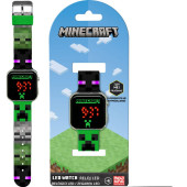 Relógio Watch Led Minecraft Jogo