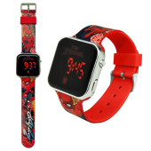 Relógio Watch Led Spiderman Marvel