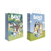 Saco de Papel Bluey e Bingo 32cm