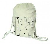 Saco Mochila 40cm Baggy Lino - Branco