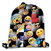 Saco Mochila  50cm Emoji Sticker