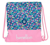 Saco Mochila Benetton Blooming 40cm