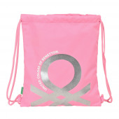 Saco Mochila Benetton Flamingo Pink 40cm