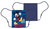 Saco Mochila Mickey Azul 40cm