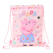 Saco Mochila Porquinha Peppa Having Fun 34cm