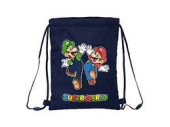 Saco Mochila Super Mario  luigi 34cm