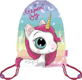 Saco Mochila Unicórnio Dream Big 44cm