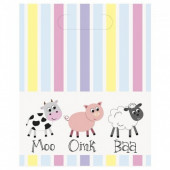 Sacos Brinde Animais da Quinta 8 Und