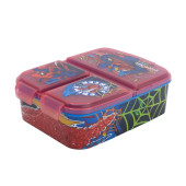 Sanduichera Retangular 3 Divisórias Amazing Spiderman