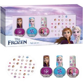 Set Decoração Unhas Frozen 2 Disney