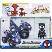Spidey and his Amazing Friends Figura e Veículo Básico Black Panther