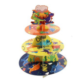 Stand Cupcakes Dinossauros 3 Niveis
