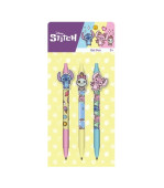 Stitch Conjunto 3 Esferográficas Gel