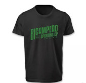 T-Shirt Adulto Sporting Bicampeão 2024/2025 Preto