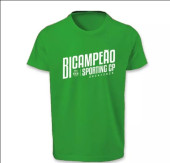 T-Shirt Adulto Sporting Bicampeão 2024/2025 Verde