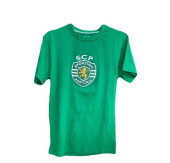 T-Shirt Adulto Sporting Campeão 2023/2024 Emblema Bordado Verde