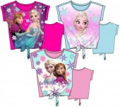 T-shirt c/ nó de Frozen - sortido