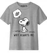 T-Shirt Snoopy Why Always Me