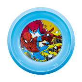 Tigela Plástico Azul Spiderman