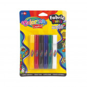 Tintas Tecido 6 Cores Colorino 10.5 ml