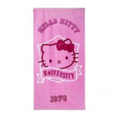 Toalha Praia Algodão Hello Kitty University 1976