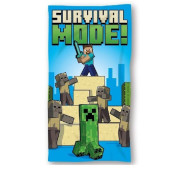 Toalha Praia Algodão Minecraft Survival Mode