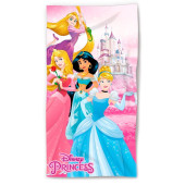 Toalha Praia Algodão Princesas Disney Castelo