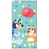 Toalha Praia Microfibra Bluey Stars