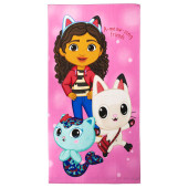 Toalha Praia Microfibra Gabby´s Dollhouse Ameowzing Friends