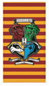 Toalha Praia Microfibra Harry Potter Hogwarts Stripes