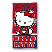 Toalha Praia Microfibra Hello Kitty